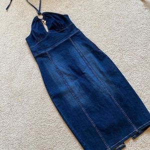 Sexy denim dress